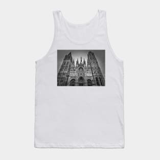 Notre Dame de Rouen black and white Tank Top